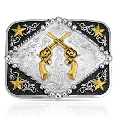 Montana Silversmiths Six Shooter Buckle