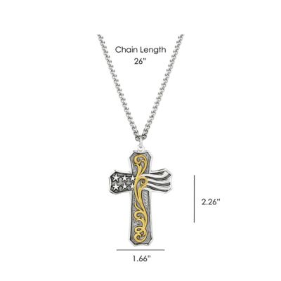 Image showing  Faith & Freedom American Made Necklace