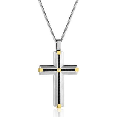 Montana Silversmiths Golden Points Cross Necklace