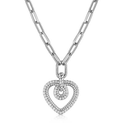 Montana Silversmiths Heart of Radiance Crystal Necklace