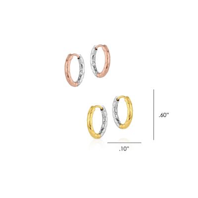 Image showing  Sun and Moon Hoop Earring Set