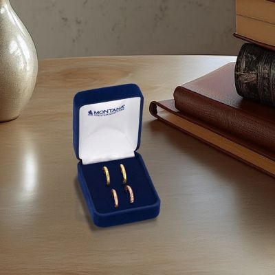 Image showing  Sun and Moon Hoop Earring Set