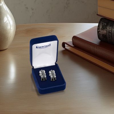 Image showing  Petal Edge Hoop Earrings