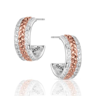 Montana Silversmiths High Prairie Hoop Earrings