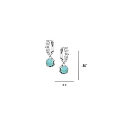 Image showing  Desert Moonlight Turquoise Earrings