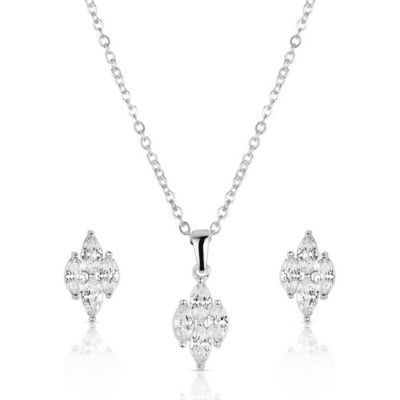 Montana Silversmiths Snowdrift Cluster Jewelry Set