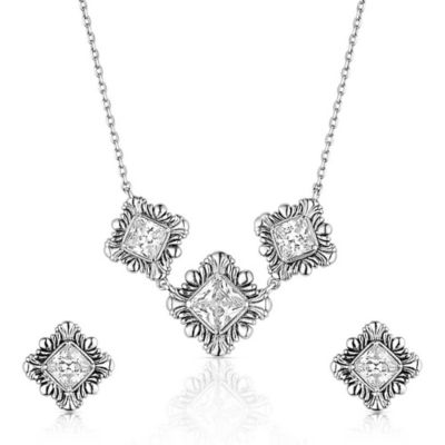 Montana Silversmiths Square Dance Jewelry Set