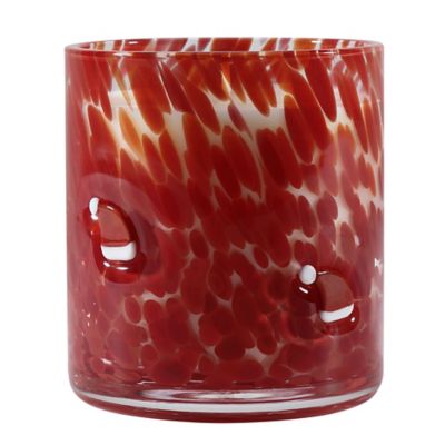 Red Shed Pomegranate Scented Santa Hat Icon Glass Candle, 10 oz.