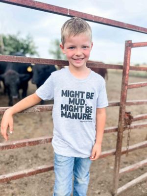 Image showing  Mud or Manure Toddler/Youth Tee