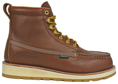 Image showing  Men's Toro Composite Toe Waterproof Work Boots Slip Resistant EH Safety Boot Leather Goodyear Welt