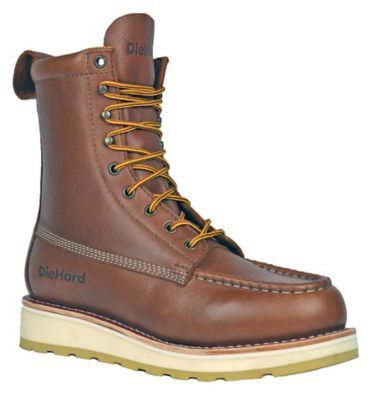 DieHard Men's Malibu Composite Toe Work Boots Waterproof Slip Resistant EH Safety Boot Goodyear Welt Construction