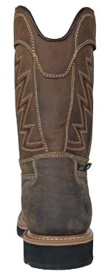 Image showing 5 th HOSS Boot Company Men's Fracker Met Guard Comp Toe Leather Work Boot Waterproof Slip Resistant EH Puncture Resistant Safety Boot