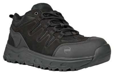 Image showing 0 th HOSS Boot Company Men's Eric Lo Composite Toe Leather Work Shoes Wide Fit Slip Resistant EH Safety Wedge Outsole