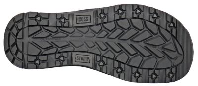 Image showing 1 th HOSS Boot Company Men's Eric Lo Composite Toe Leather Work Shoes Wide Fit Slip Resistant EH Safety Wedge Outsole