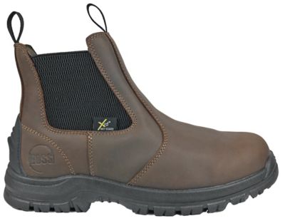 Image showing  Men's Snip Met Guard Composite Toe Leather Work Boot Slip Resistant EH Safety Protection