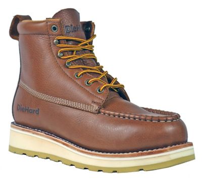 DieHard Men's Malibu Composite Toe Work Boots Waterproof Slip Resistant EH Safety Boot Leather Goodyear Welt