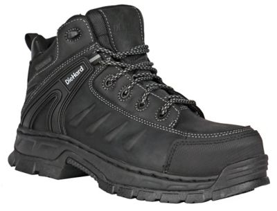 DieHard Men's Squire Composite Toe Leather Work Boots Waterproof Slip Resistant EH Puncture Resistant Safety Boot
