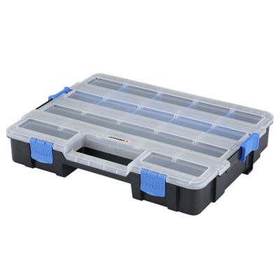 JobSmart Interlockable Small Parts Bin Organizer Case