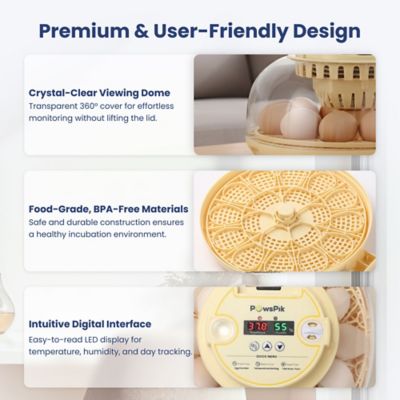 Image showing  Automatic 18-Egg Smart Incubator