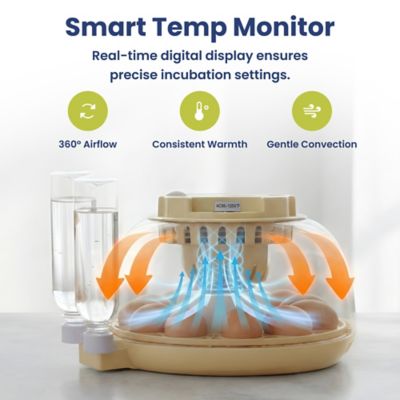 Image showing 5 th PawsPik Automatic 18-Egg Smart Incubator