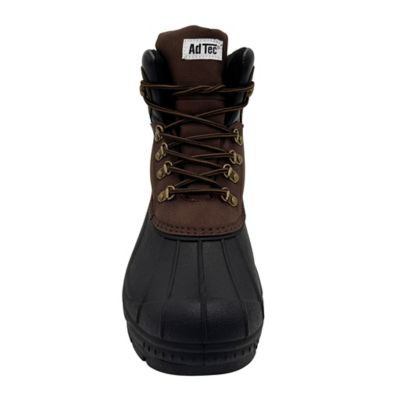 Image showing  Men's Durable Nylon Winter Boots Lace Brown