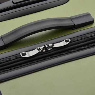 Image showing  Jeep JHOO4C 3 pc. Expandable Hardside Luggage Set with Carry-On, Medium & Large Suitcases in Avocado