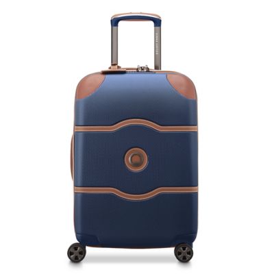 Delsey Chatelet Air 2.0 Hardshell Carry-On Luggage with Spinner Wheels in Navy Blue