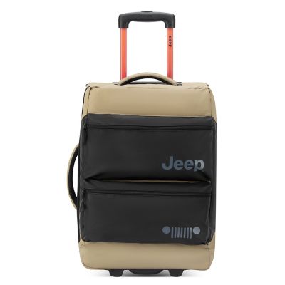 Image showing  Jeep JSOO6B 3 pc. Rolling Duffel Set with Carry-On, Medium & Large Duffel Bags in Warm Sand
