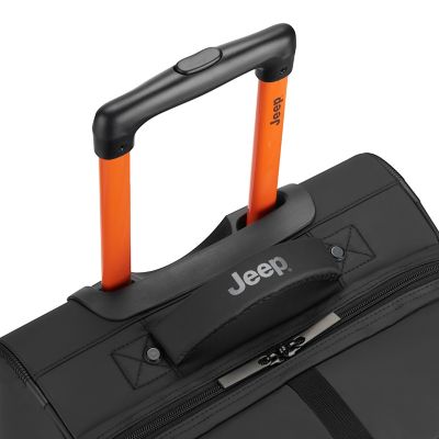 Image showing  Jeep JSOO6B 3 pc. Rolling Duffel Set with Carry-On, Medium & Large Duffel Bags in Black