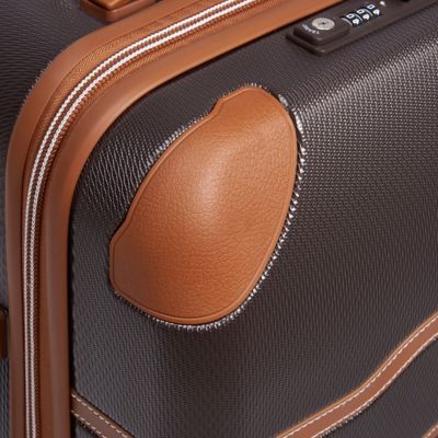 Image showing 9 th Delsey Chatelet Air 2.0 Hardshell Carry-On Luggage with Spinner Wheels in Chocolate