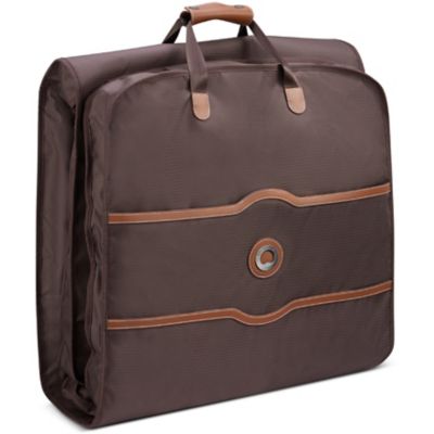 Delsey Chatelet Air 2.0 Garment Cover for Hanging Clothes, Suits & Dresses in Chocolate