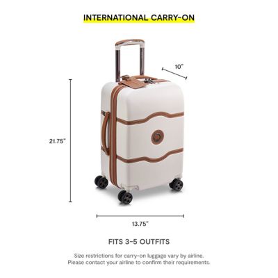 Image showing 5 th Delsey Chatelet Air 2.0 3 pc. Carry-On Luggage with Medium and Large Checked Suitcases Set in Angora