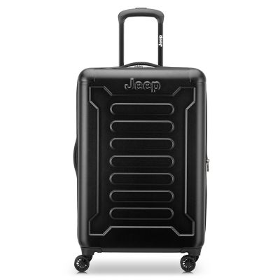 Image showing  Jeep JHOO4C 3 pc. Expandable Hardside Luggage Set with Carry-On, Medium & Large Suitcases in Black
