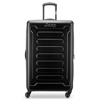 Image showing 9 th Delsey Jeep JHOO4C 3 pc. Expandable Hardside Luggage Set with Carry-On, Medium & Large Suitcases in Black