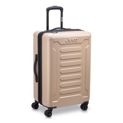 Image showing  Jeep JHOO4C 3 pc. Expandable Hardside Luggage Set with Carry-On, Medium & Large Suitcases in Beige