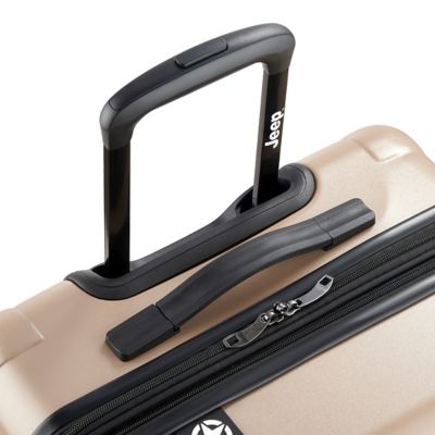 Image showing  Jeep JHOO4C 3 pc. Expandable Hardside Luggage Set with Carry-On, Medium & Large Suitcases in Beige