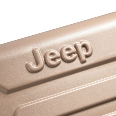 Image showing  Jeep JHOO4C 3 pc. Expandable Hardside Luggage Set with Carry-On, Medium & Large Suitcases in Beige