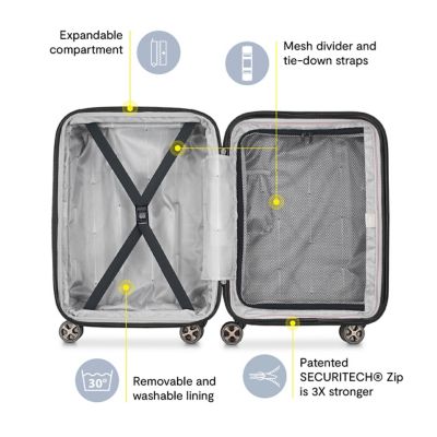 Image showing  Shadow 5.0 3 pc. Smart Luggage Set with Carry-On, Medium and Large Suitcases in Black