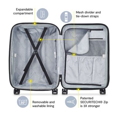 Image showing  Shadow 5.0 3 pc. Smart Luggage Set with Carry-On, Medium and Large Suitcases in Black