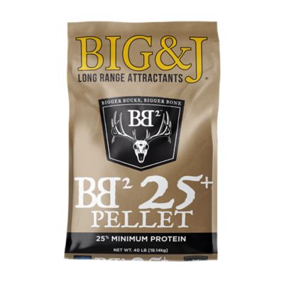 Big & J Long Range Attractants BB2 25Plus Pellet 40lb Bag