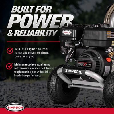 Image showing  MegaShot 3400 PSI at 2.5 GPM CRX with OEM Pump Cold Water Gas Pressure Washer