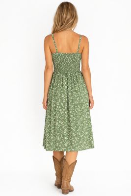 Image showing 1 th Cotton and Rye Women's Sleeveles Ditsy Midi Sundress