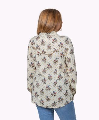 Image showing  Long Sleeve Western Bucking Bronc Snap Shirt