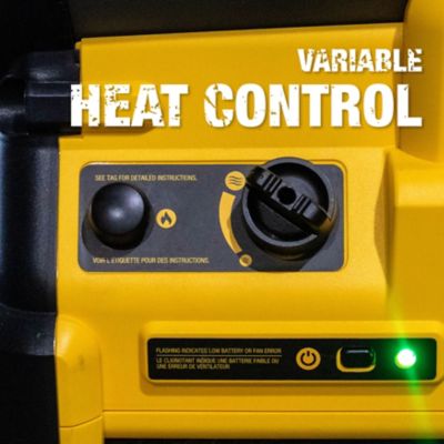 Image showing 6 th DEWALT 70,000 BTU Outdoor Portable Forced Air Propane Heater