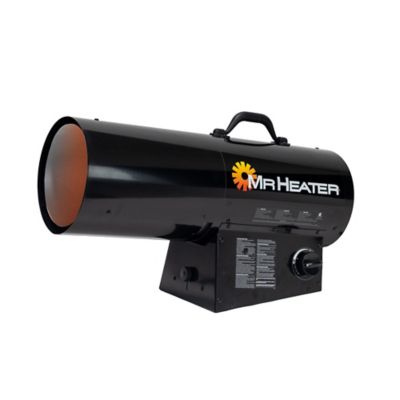 Mr. Heater 125,000 BTU Forced Air Propane Space Heater with 10 ft. Hose and Regulator