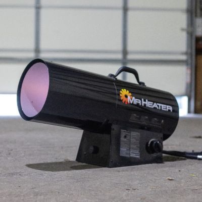 Image showing  125,000 BTU Forced Air Propane Space Heater with 10 ft. Hose and Regulator