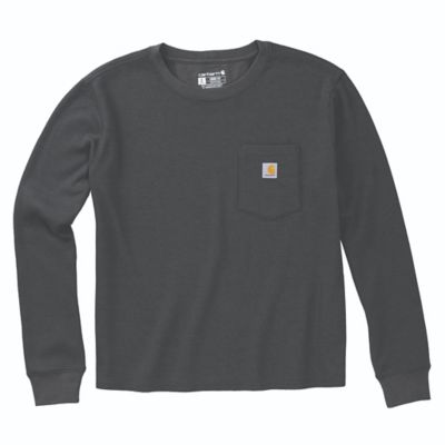 Carhartt Women's Waffle Knit Loose Long Sleeve T-Shirt