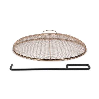 TIKI Brand Smokeless Fire Pit Metal Screen & Poker