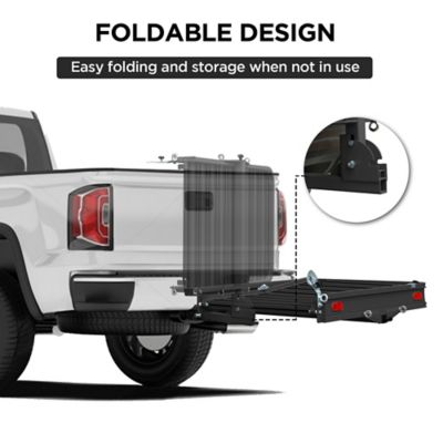 Image showing  Aluminum cargo carrier 60X30in with ramp