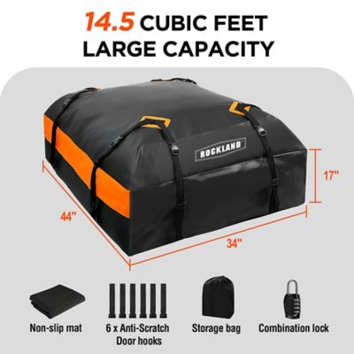 Image showing  Waterproof Rooftop Cargo Bag, 44 x 34 x 17in.